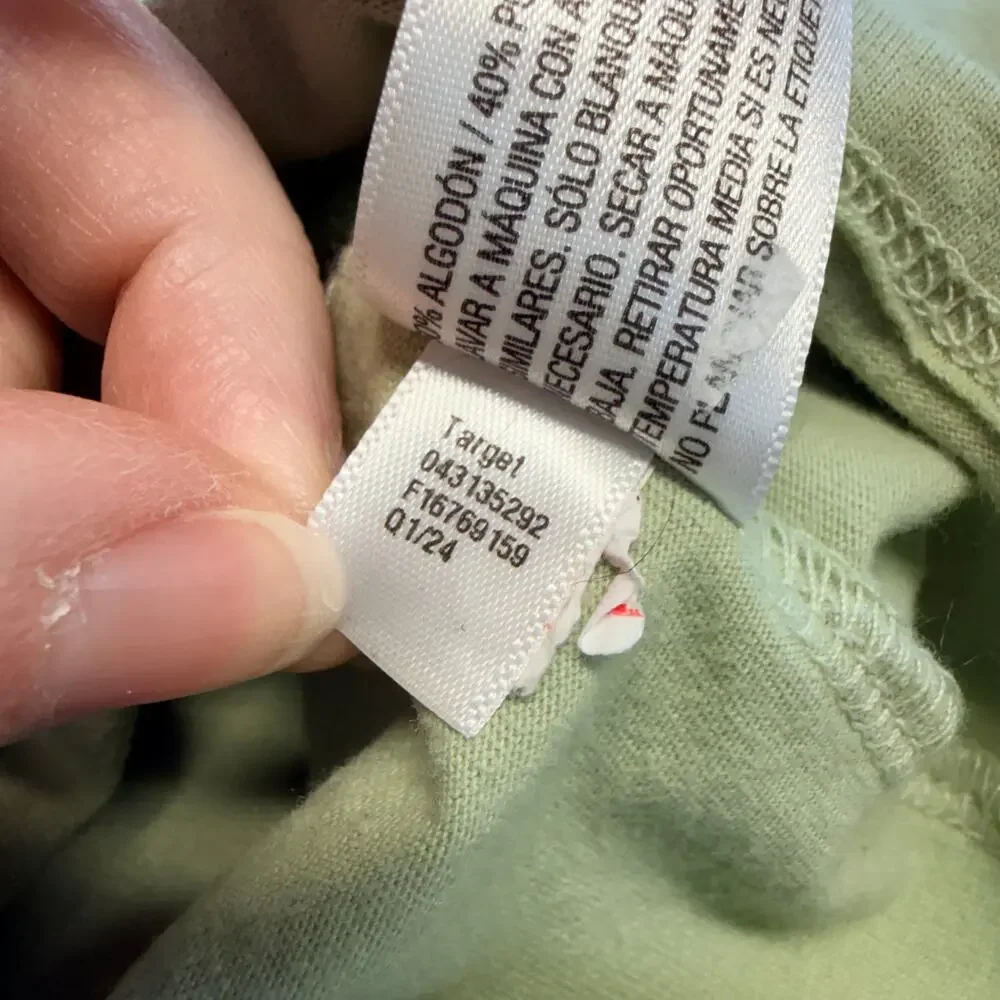 Goodfellow Womens Tank Top Shirt Scoop Neck Relaxed Fit Soft Green Medium